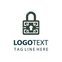 Security Lock Logo Design vector