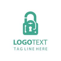 Secure Data Storage Logo Protecting Your Valuable Information vector
