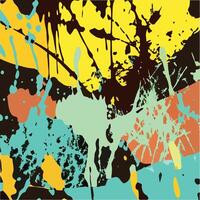 Abstract background with colorful splatter design vector