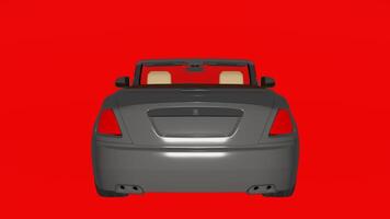 A car on a red background with a red background photo