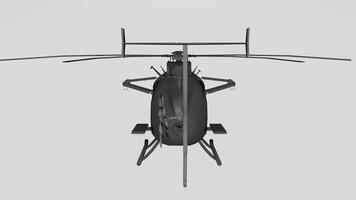 A 3d model of a helicopter with a propeller photo