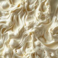 Swirling Creamy White Substance Texture photo