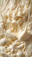Abstract Close-Up of Creamy, Whipped Texture photo