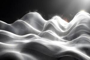Abstract Digital Waves and Sparkles - Modern Design for Technology and Innovation photo