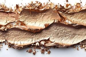 Luxurious Gold and Bronze Metallic Texture for Creative Design and Decoration photo