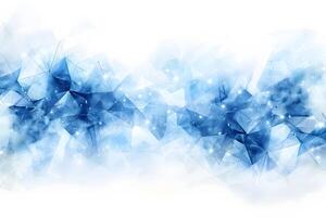 Abstract Blue Geometric Background for Modern Design and Digital Art Projects photo
