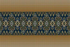 Sadu Pattern on navy blue background,abstract pattern vector