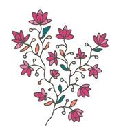 Abstract Leaf Cluster Design vector