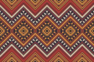 Abstract fabric pattern design, ancient tribal pattern design for fabric pattern. Shirts, pants, pillows, blankets, etc. vector