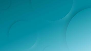 Geometric round shadow texture Sea green gradient background vector