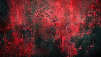 Abstract red and black grunge texture background photo