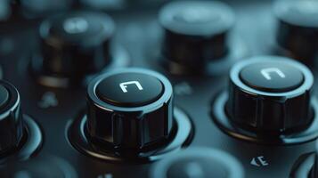 on off toggle switch turned on. Business startup concept. 3D Rendering photo