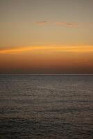 Sunset Over the Ocean with Beautiful View photo