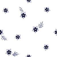 flowers seamless pattern. Hand drawn outline design for fabric and card. Luxury minimal style wallpaper with botanical leaves. vector