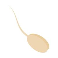 Sprouted grains with root. Healthy Food Isolated design element concept in trendy minimalistic style. Isolated illustration Cards, poster, leaflet, banner, price, label or web promo, media post vector