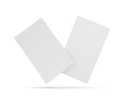 Elegant White Menu with List of Dishes for Restaurant Dining photo
