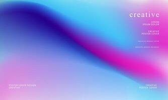 fluid gradient background. gradient mesh design, blue and purple pink vector