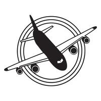 Air Bus Illustration with Style vector