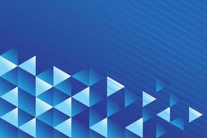 Abstract blue gradient background template vector