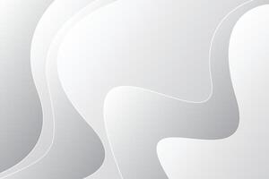 Abstract background with white lines and curves vector