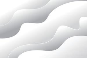 Abstract background with white waves vector