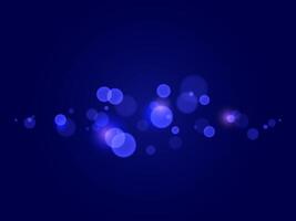 Abstract violet background with lights and effect bokeh vector