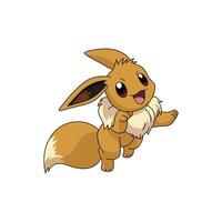 Eevee Pokemon Character vector