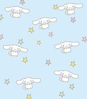 Cinnamon Roll Pattern vector
