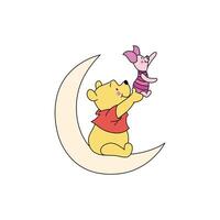 Pooh with Piglet vector