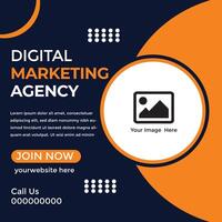 Digital Marketing Social media post design vector