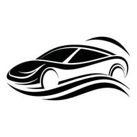 Modern Car Icon Minimalist Logo Design for Stylish Auto Projects. vector