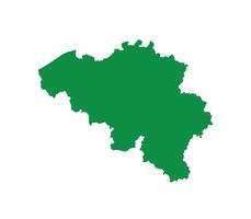 Map of Belgium. Belgium Map on white background. vector