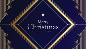 Christmas and New Year's Eve background with luxurious themed Christmas tree in outline grid ornament shape. vector