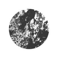abstract Grunge circle Stamp. Distress grain surface dust and rough background concept. Overlay texture with banners, logos, vector