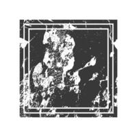 Grunge abstract square Stamp label vector