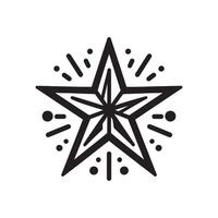 Star icon illustration vector