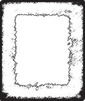 a square frame with a black and white background, black and white border, A black and white grunge rectangle frame design, A vintage grunge square frame design with black and white paint, vector