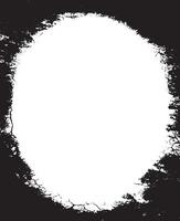 black and white frame, a white circle on a black background grunge photo frame, , black and white frame with space vector