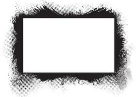 grunge frame with black and white paint , a square grunge frame with a black and white halftone dot texture, black and white border, A black and white grunge rectangle frame design, vector