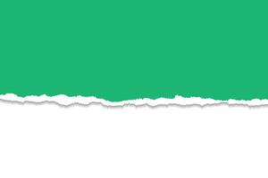 Torn Paper Edge with Green Background for Creative Design vector