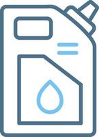 Lubricant Line Two Colour Icon Design vector