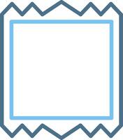 Frame Line Two Colour Icon Design vector