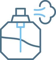 Fragance Line Two Colour Icon Design vector