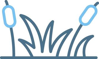 Swamp Line Two Colour Icon Design vector