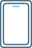 Smartphone Line Two Colour Icon Design vector