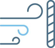 Wind Proof Line Two Colour Icon Design vector