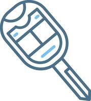 Car Key Line Two Colour Icon Design vector