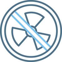 Radiactive Line Two Colour Icon Design vector