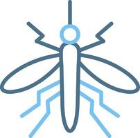 Mosquito Line Two Colour Icon Design vector