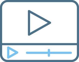 Line Two Colour Icon Design vector